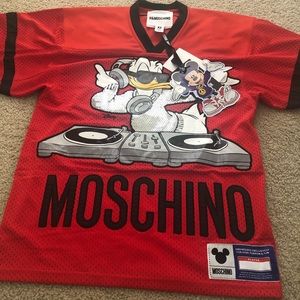 MOSCHINO HM Mesh T-shirt | Size XS | Red